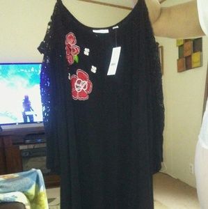 Spaghetti strap dress and sleeves brand new